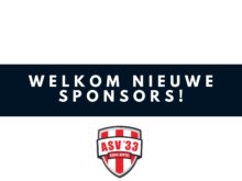 Nieuwe sponsors ASV'33