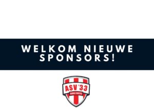 Nieuwe sponsors ASV'33